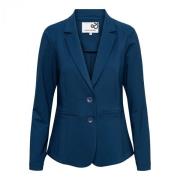 Comfort blazer met Twill kwaliteit &Co Woman , Blue , Dames