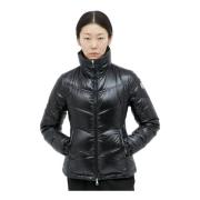 Gewatteerd Nylon Donsjack Moncler , Black , Dames