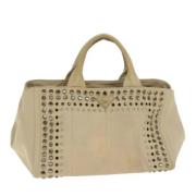 Pre-owned Canvas handbags Prada Vintage , Beige , Dames