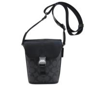 Pre-owned Canvas shoulder-bags Coach Pre-owned , Black , Dames