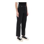 Nieuwe Sailor Jeans Rechte Snit A.p.c. , Black , Dames