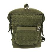 Pre-owned Canvas backpacks Bottega Veneta Vintage , Green , Heren