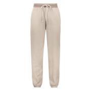 Katoenen trainingsbroek met elastische details John Elliott , Beige , ...