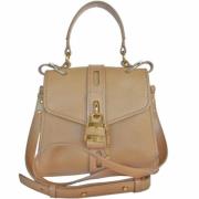 Pre-owned Leather handbags Chloé Pre-owned , Beige , Dames