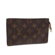 Pre-owned Canvas pouches Louis Vuitton Vintage , Brown , Dames