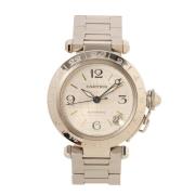 Pre-owned Metal watches Cartier Vintage , Gray , Dames