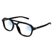 Stijlvolle Zwarte Optische Bril Gucci , Black , Unisex