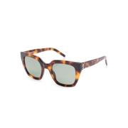 SL M143 003 Sunglasses Saint Laurent , Brown , Dames