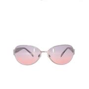 Pre-owned Fabric sunglasses Chanel Vintage , Pink , Dames