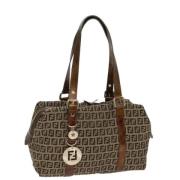 Pre-owned Canvas fendi-bags Fendi Vintage , Beige , Dames