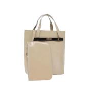 Pre-owned Leather gucci-bags Gucci Vintage , Beige , Dames