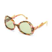 P1R ANU Ohia Stripes Sunglasses Marni , Multicolor , Dames