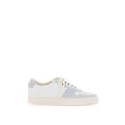 Nappa leren basketbalsneaker met suède Common Projects , White , Heren