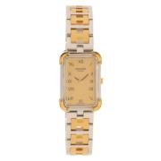 Pre-owned Metal watches Hermès Vintage , Yellow , Dames