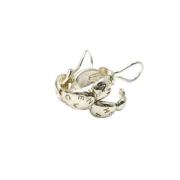 Pre-owned Metal earrings Chanel Vintage , Gray , Dames