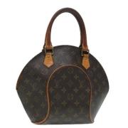 Pre-owned Canvas handbags Louis Vuitton Vintage , Brown , Dames