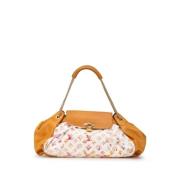 Pre-owned Canvas totes Louis Vuitton Vintage , White , Dames