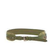 Pre-owned Fabric belts Dior Vintage , Green , Dames