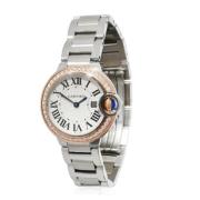 Pre-owned Stainless Steel watches Cartier Vintage , Gray , Dames