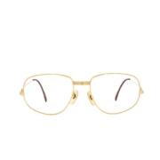 Pre-owned Metal sunglasses Cartier Vintage , Yellow , Heren