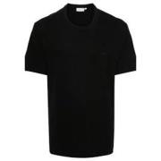 Tech Pique T-Shirt Zwart Calvin Klein , Black , Heren