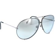 Spiegel Lens Zonnebril Exclusieve Deal Porsche Design , Gray , Heren