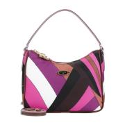 Roze & Paarse Schoudertas Aw24 Emilio Pucci , Multicolor , Dames