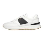 Heren Lage Jace Runn Sneakers Hugo Boss , White , Heren