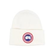 Arctische Touque Hoed in Diverse Kleuren Canada Goose , White , Unisex