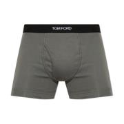 Boxershorts met logo Tom Ford , Gray , Heren