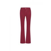 Eva Flare Trousers Fabienne Chapot , Red , Dames