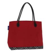 Pre-owned Nylon handbags Burberry Vintage , Red , Dames