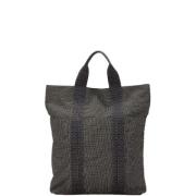 Pre-owned Canvas totes Hermès Vintage , Gray , Dames