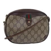 Pre-owned Leather gucci-bags Gucci Vintage , Brown , Dames