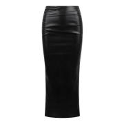 Rok met ruches Nanushka , Black , Dames