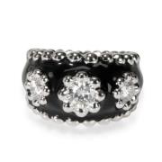 Pre-owned Fabric rings Chanel Vintage , Black , Dames