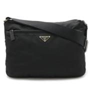 Pre-owned Leather prada-bags Prada Vintage , Black , Dames