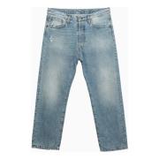 Reguliere Denim Jeans Acne Studios , Blue , Heren