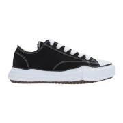 Zwarte Canvas Lage Sneakers Mihara Yasuhiro , Black , Dames