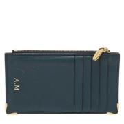 Pre-owned Leather wallets Cartier Vintage , Green , Dames