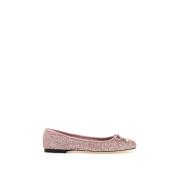 Glitterige Elm Ballerina Flats Jimmy Choo , Pink , Dames