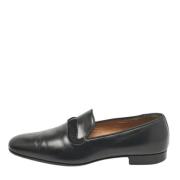 Pre-owned Leather flats Christian Louboutin Pre-owned , Black , Heren