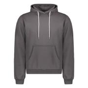 Geribbelde Hoodie Katoenmix John Elliott , Gray , Heren