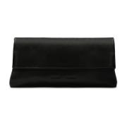 Langwerpige clutch tas voor de hand in zwart Kazar Studio , Black , Da...