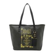 Pre-owned Canvas totes Bvlgari Vintage , Black , Dames