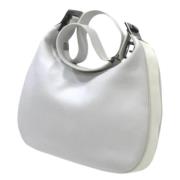 Pre-owned Leather gucci-bags Gucci Vintage , White , Dames