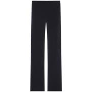 Zwarte Gelaagde Broek met Paneeldetails Courrèges , Black , Dames