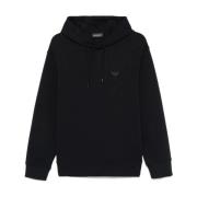 Stijlvolle Heren Hoodie Emporio Armani , Black , Heren