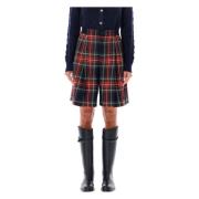 Dameskleding Shorts Tartan Aw24 Ralph Lauren , Multicolor , Dames