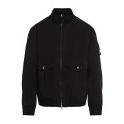 Zwarte jas voor mannen Aw24 Stone Island , Black , Heren